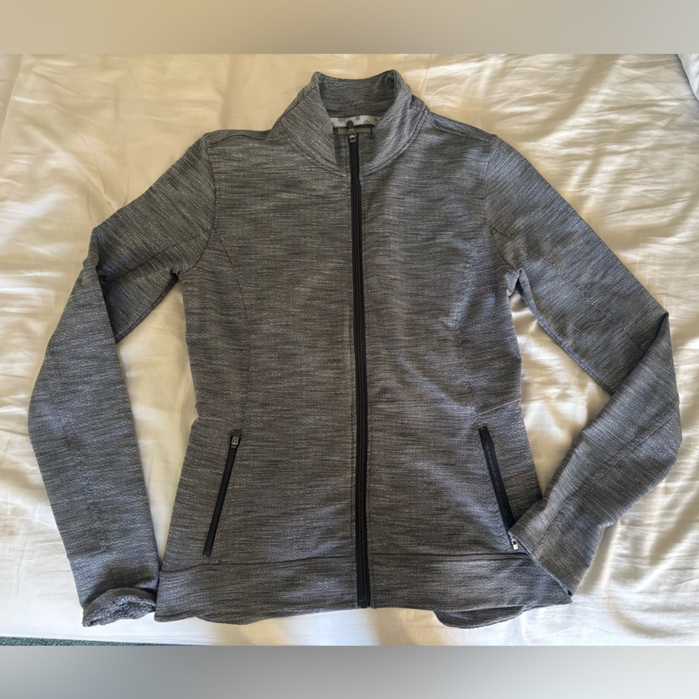 Athleta Full-Zip Performance Jacket – Heather Gray (Women’s S)